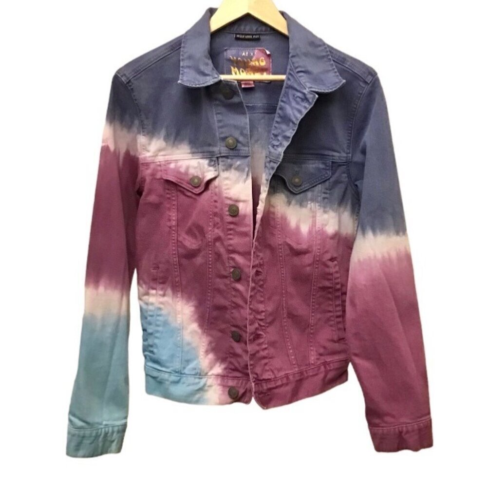 American Eagle Young Money Lil Wayne Small Tie Dye Denim Men’s Unisex Jacket